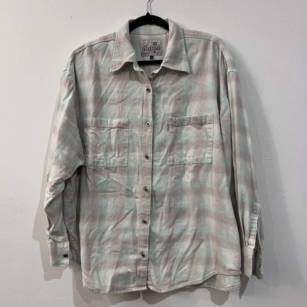 Levi’s SilverTab Plaid Flannel Shirt